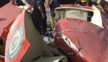 Dos personas mueren tras estrellarse helicóptero en Maracaibo