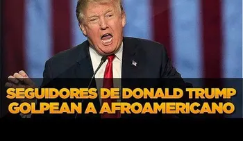 Seguidores de Trums golpean manifestante afroamericano (VIDEO)