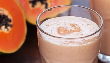 Licuado para la diabetes y colesterol de papaya con avena