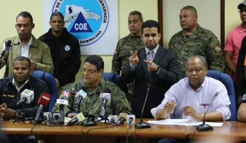 COE disminuye a dos provincias en alerta amarilla y 10 mil 950 desplazados