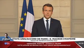 Macron trolea a Trump: "Hagamos nuestro planeta grande otra vez"