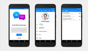 La app Messenger de Facebook ahora puede enviar mensajes SMS