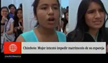 Una mujer arma revuelo en boda de su exesposo; va con un bebé en brazos (VIDEO)