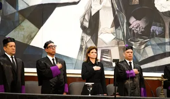 Raquel Peña participa en rendición de cuentas Poder Judicial, por celebración de su día nacional