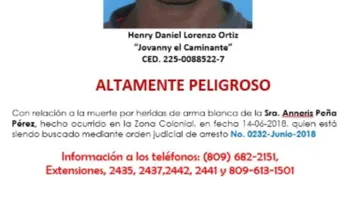  Policía persigue a Henry Daniel Lorenzo Ortiz, (Jovanny El Caminante), "altamente peligroso", por asesinato mujer de joyería 