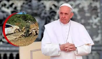 El papa pide rezar por víctimas del derrumbe en Colombia,donde murieron 33 personas