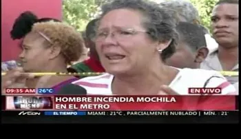  Joven se prende fuego dentro de vagón de segunda línea del Metro