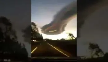 Un extraño fenómeno meteorológico aparece en el cielo en Michoacán...