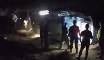 Cuatro heridos tras volcarse ambulancia en El Seibo: Johnny Reinoso, Julia Villar, Milagro Testa y Reynaldo Hernández.