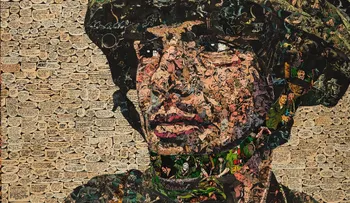 Sólo con cómics y collages este exposición muestra el verdadero costo de la guerra
