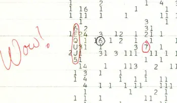 La señal Wow: el caso de las ondas extraterrestres podría ser resuelto