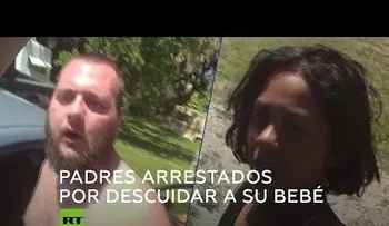 Arrestan padres por descuidar a su bebé