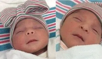Gemelos nacen en diferentes meses, días y años