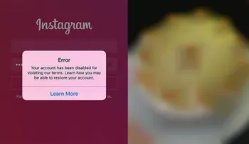 Instagram desactivó una cuenta por foto de pastel que confundió con un desnudo