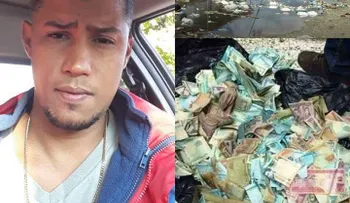 Joven encuentra funda llena de dinero, lo entrega a la PN y mira cuánto le dieron