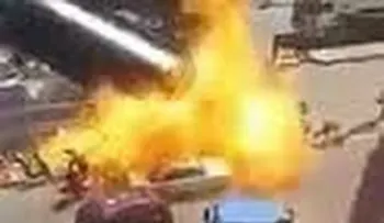 IMPACTANTE: Salen ardiendo tras intentar robar petróleo de un camión cisterna 