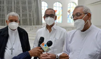 Ministro Deligne Ascención supervisa construcción Santuario del Santo Cristo de Bayaguana