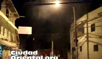 Video: Queman gomas por visita de Miguel Vargas