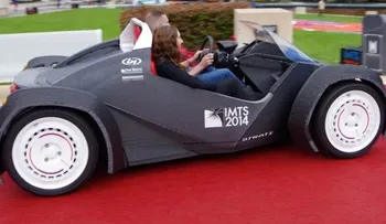 Presentan coche hecho con impresora 3D