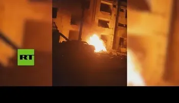 Así quedó la zona del atentado en Ecuador justo después de la explosión