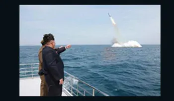Corea del Norte lanza un misil balístico desde un submarino