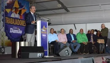 Danilo Medina dice que se encamina a un 70% 