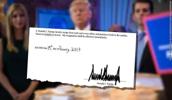 Trump dice que renunció a más de 400 cargos directivos en sus empresas