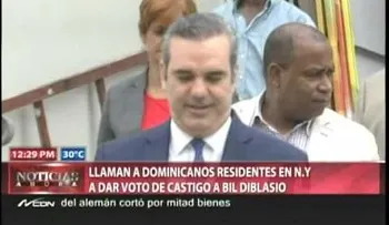 Marranzini, sobre Di Blasio, creo es un alcalde que no conoce la historia de RD