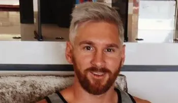 Lionel Messi se tiñe de rubio y causa furor en las redes