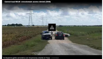 Un globo aerostático se estrelló en Texas; no hay sobrevivientes