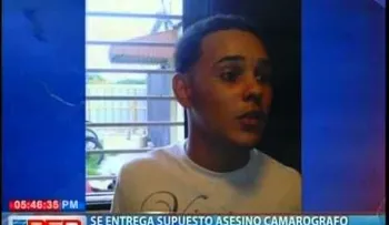 Se entrega supuesto asesino de camarógrafo Newton González en Santiago