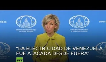 Rusia: El  apagón en Venezuela fue causado por extranjeros