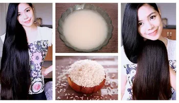 Como utilizar el agua de arroz fermentado para el pelo largo y saludable 