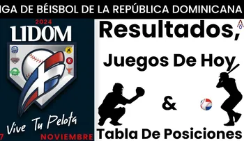 LIDOM: jornada del jueves, resultados del miércoles y juegos del viernes
