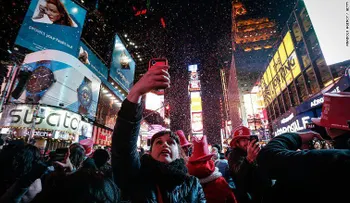 La cifras de la celebración de Año Nuevo en Times Square