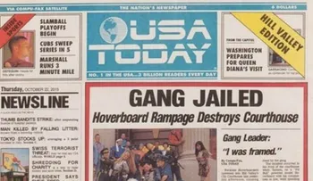 ¿Verdadero o falso? 9 afirmaciones del periódico de 'Volver al futuro'