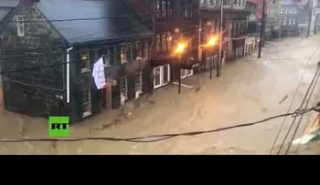 Otras imágenes de las inundaciones en Maryland, EEUU
