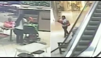 Roban un bebé en un centro comercial 
