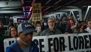 Protestas en Nueva York tras ser baleado un dominicano por ICE durante operativo migratorio