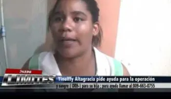  Joven pide ayuda para operación de su hija