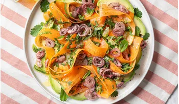 Ensalada de zanahoria y aguacate: fresca y fácil de preparar