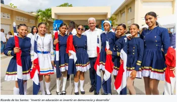 Ricardo de los Santos: Invertir en educación es invertir en democracia