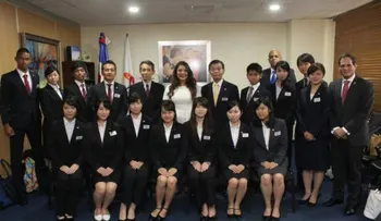 Delegación Japonesa realiza actividades con Ministerio de Juventud