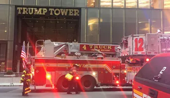 Reportan incendio en la Torre Trump