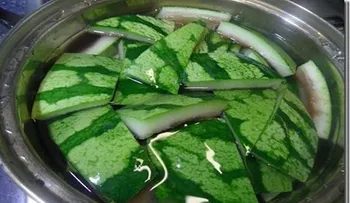 Seguro no sabias que la cascara de sandia puede ayudar a mejorar tu salud
