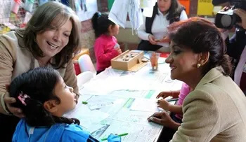 Montilla visita centro de atención infantil