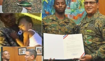 Ejército asciende a cabo soldado auxilió bebé andaba deambulando en Loma de Cabrera