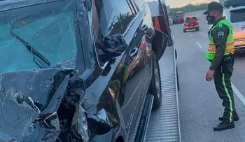 Director de la DGII, Luis Valdez sufre accidente de tránsito mientras se desplazaba hacia el Este