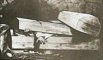 El escalofriante caso de los ataúdes que se movían solos