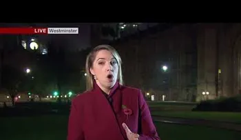 Gritos "sexuales" interrumpen un reportaje político de la BBC